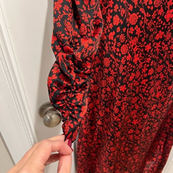 Maje Dress | Ravie floral Midi dress size 36 (small) - Picture 7 of 8